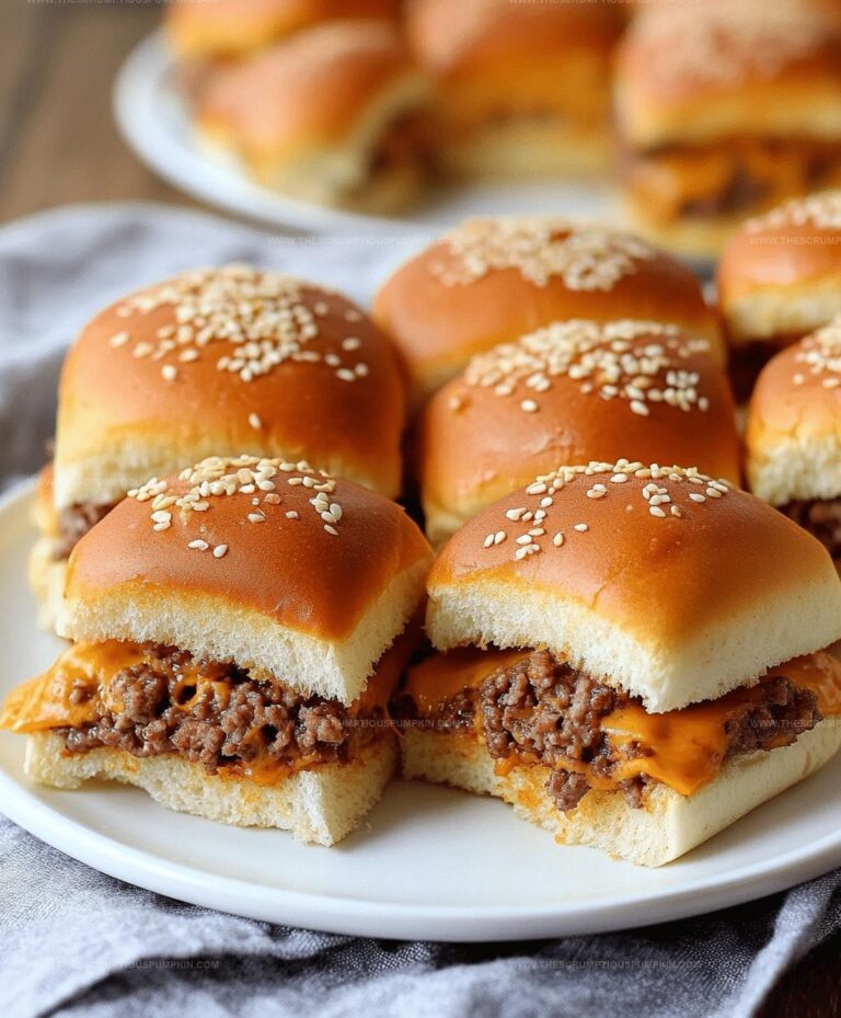 Easy Cheeseburger Sliders Recipe