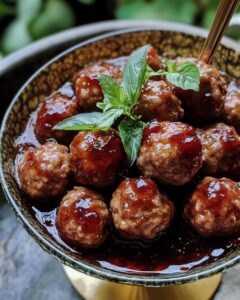 Sweet and Tangy Party Meatballs Recipe