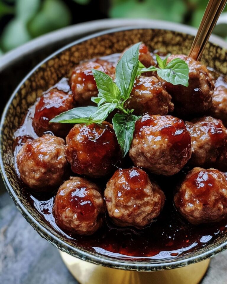 Sweet and Tangy Party Meatballs Recipe