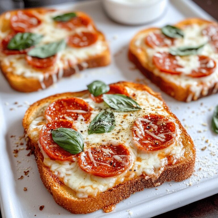 Pizza Toasts Recipe