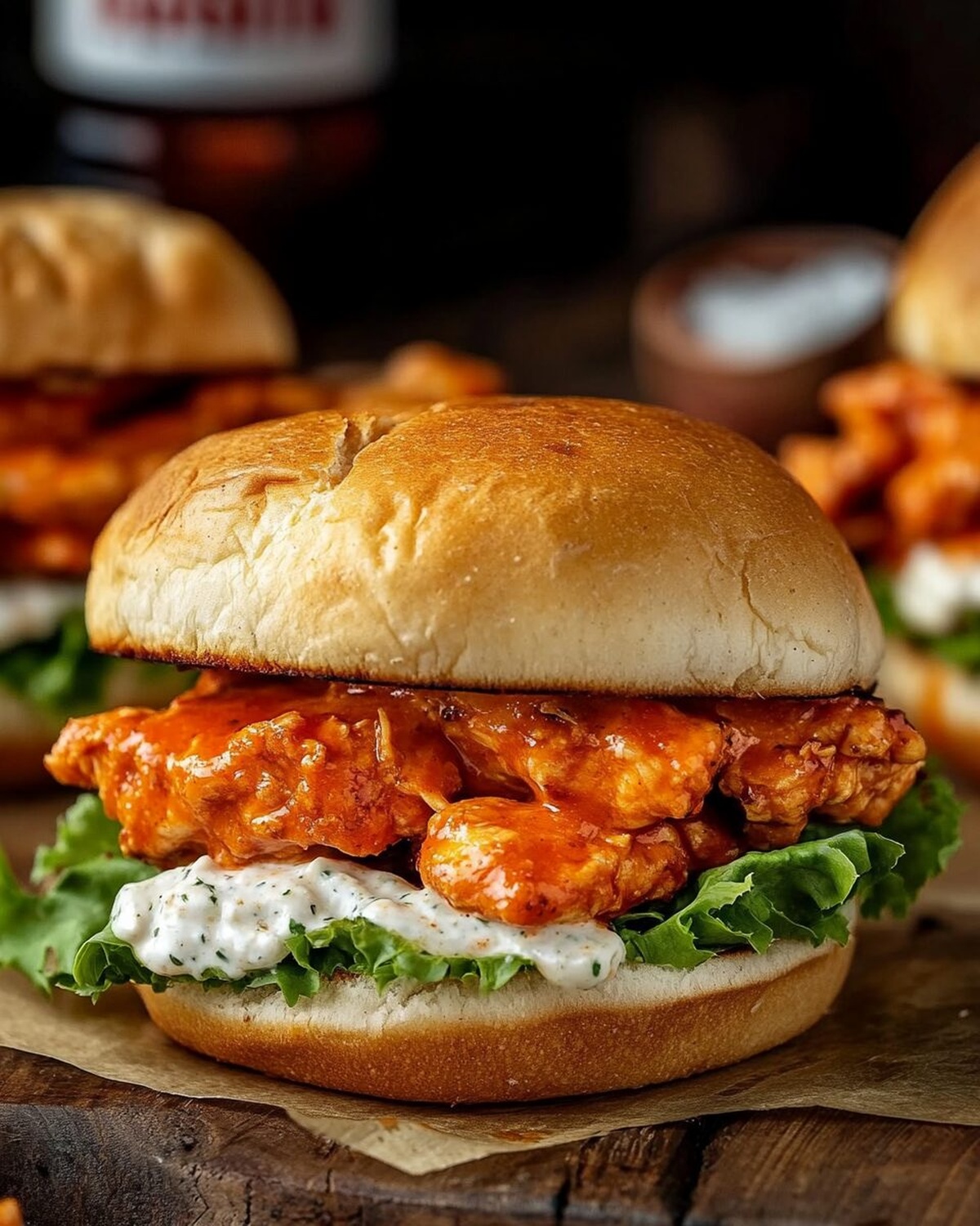 The Ultimate Crispy Buffalo Chicken Sandwich with Tangy Heat Recipe