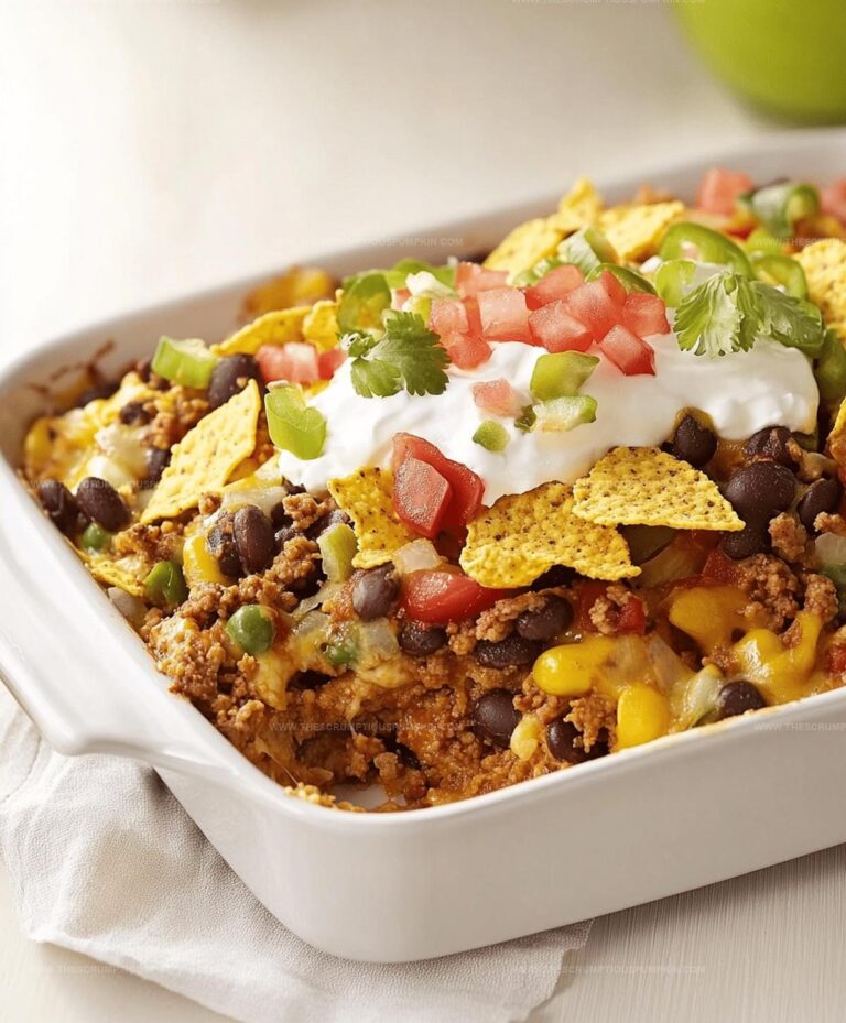 Easy Taco Casserole With Fritos Recipe