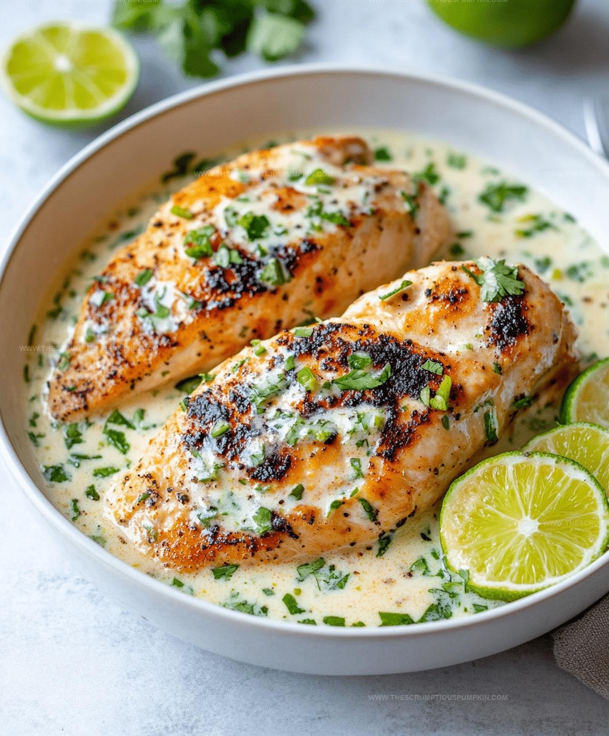 Creamy Coconut Lime Chicken Recipe