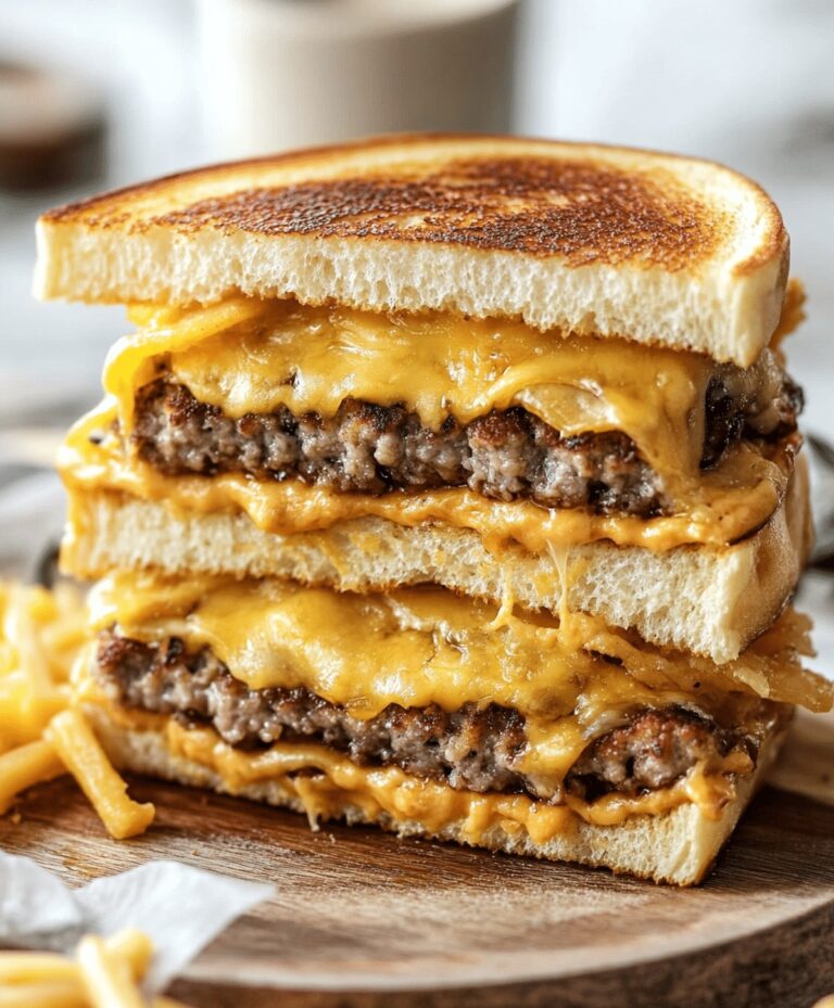 Grilled Cheese Patty Melts Recipe
