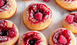 Baked Raspberry Donuts Recipe