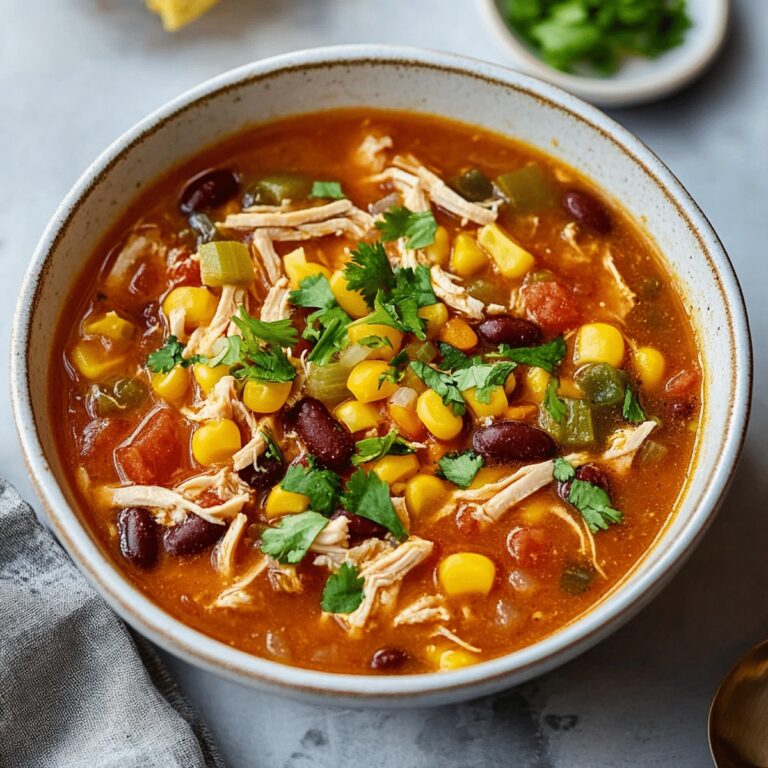 Easy Chicken Taco Soup Recipe