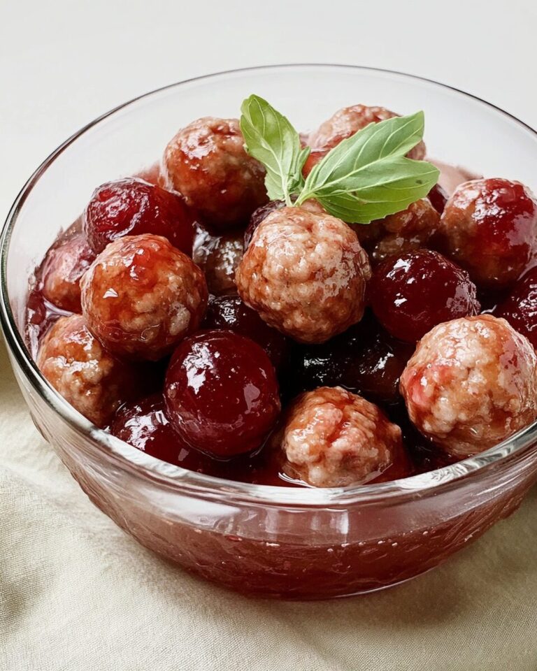 Sweet and Savory Grape Jelly Meatballs Recipe