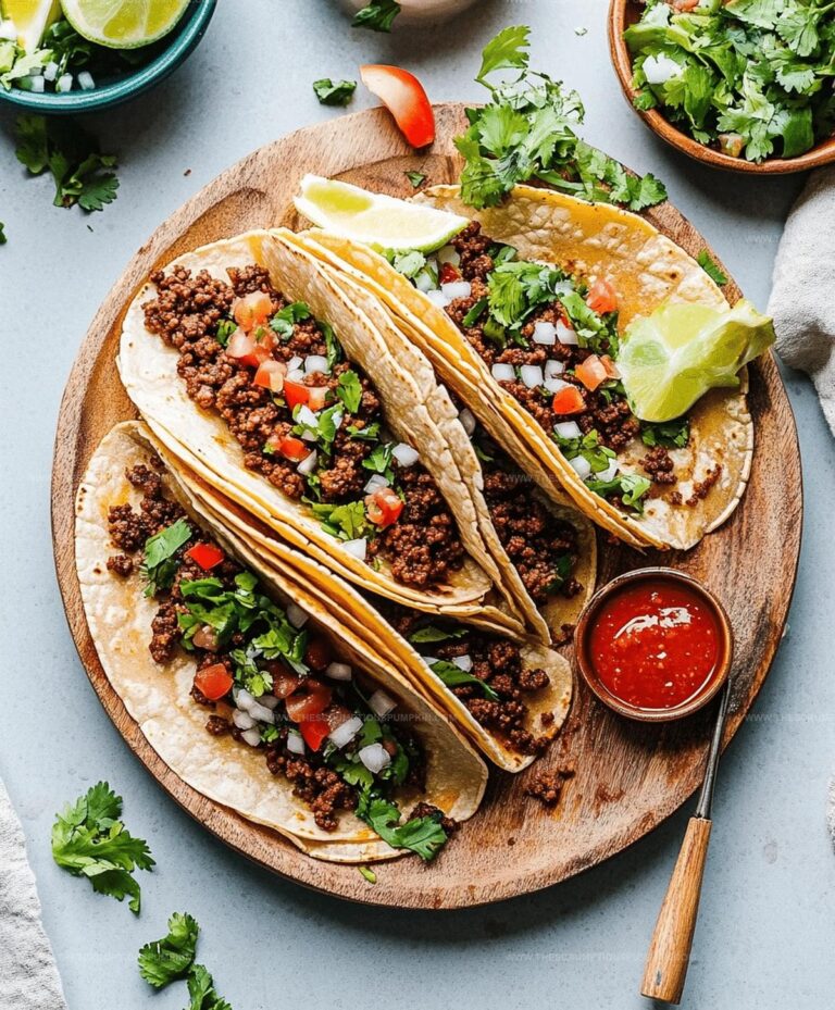 Crispy Ground Beef Tacos Recipe