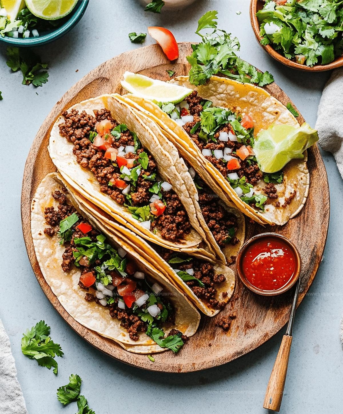 Crispy Ground Beef Tacos Recipe
