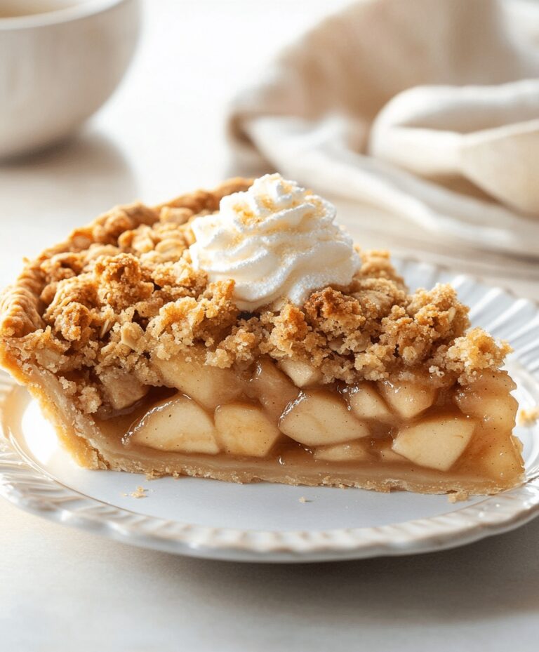 Apple Crumble Pie Recipe