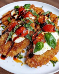 Crispy Chicken Caprese Recipe