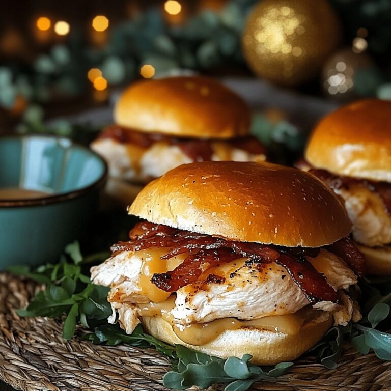 Wholesome Chicken Bacon Ranch Sliders Recipe