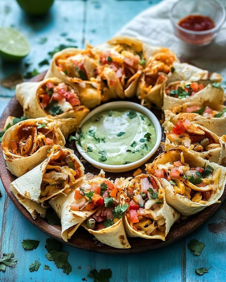 Blooming Quesadilla Ring Recipe