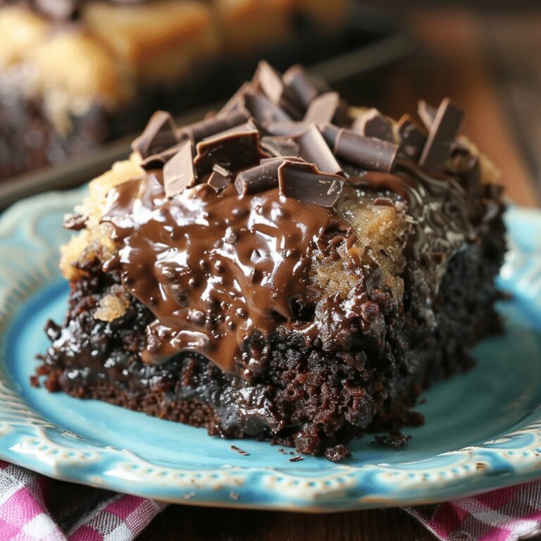 Rich German Chocolate Poke Cake Recipe