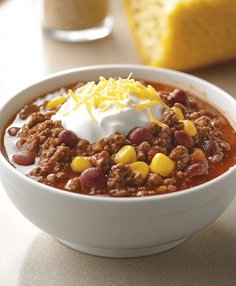 Quick Easy Chili Recipe on Stove Top