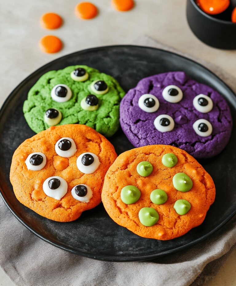 Halloween Monster Cookies Recipe