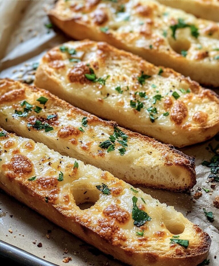 Golden Garlic Butter Bread with Herbs Recipe