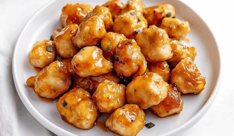 Honey Garlic Chicken Bites Recipe
