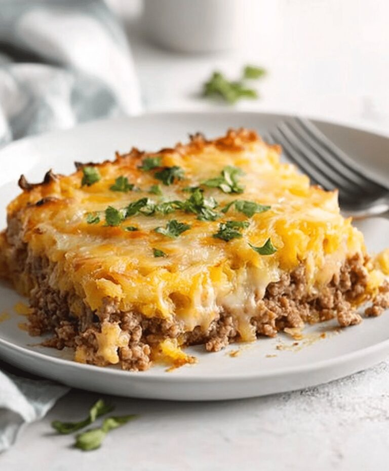 Hamburger Hash Brown Casserole Recipe