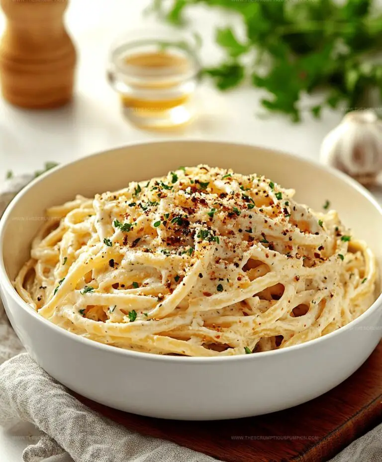 15 Minute Creamy Garlic Pasta Recipe