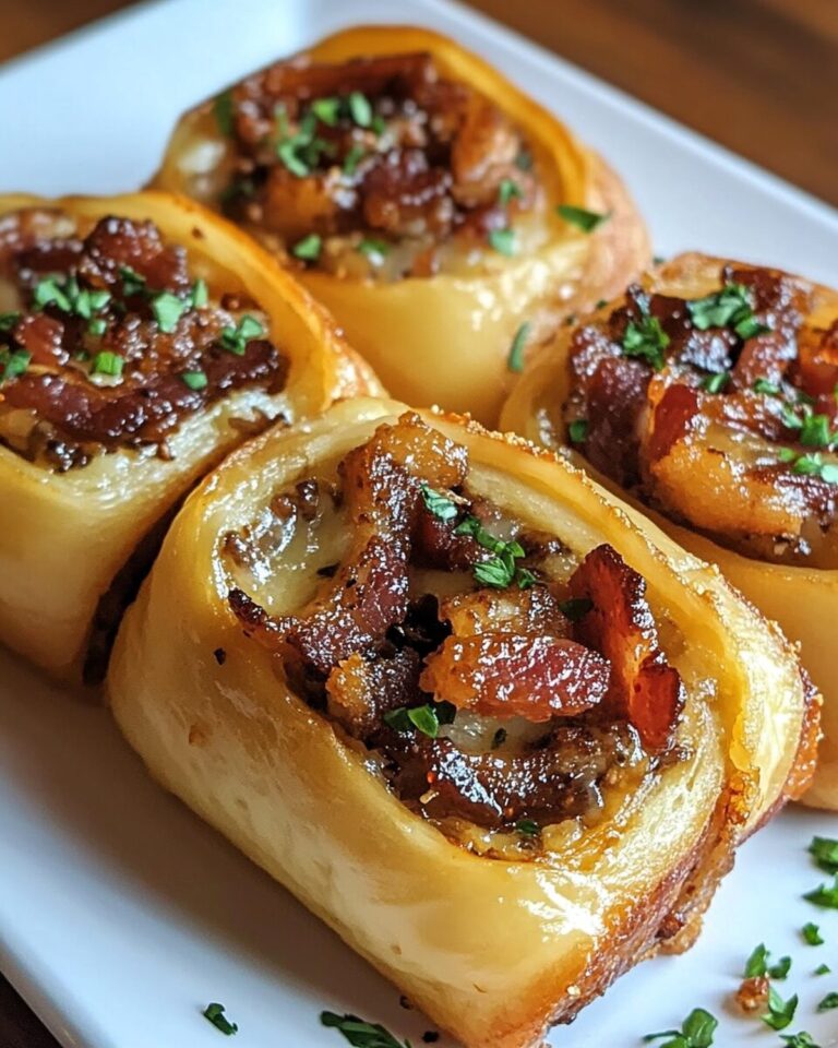 Flaky Crescent Roll Cheeseburger Bites Recipe