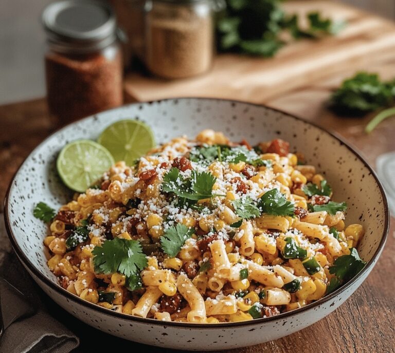Garden-Fresh Mexican Street Corn Pasta Salad Recipe
