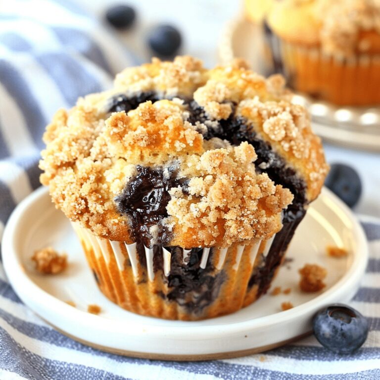 Blueberry Streusel Muffins Recipe