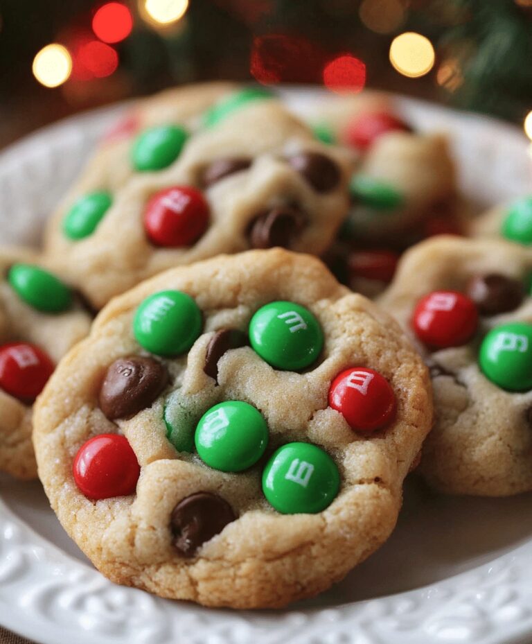 Christmas M&m Cookies Recipe