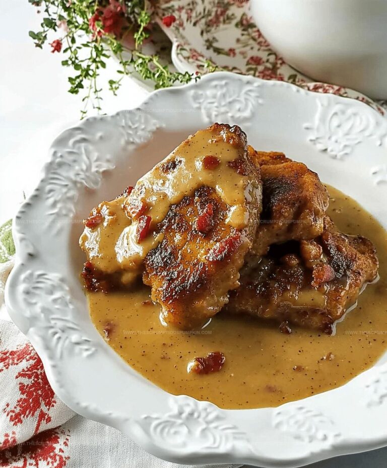 Country Fried Pork Chops With Bacon Gravy Recipe