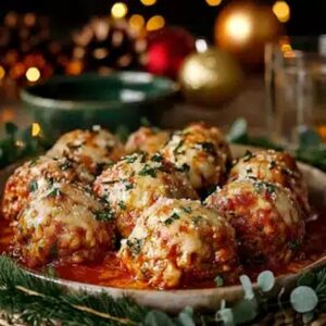 Chicken Parm Meatballs Recipe