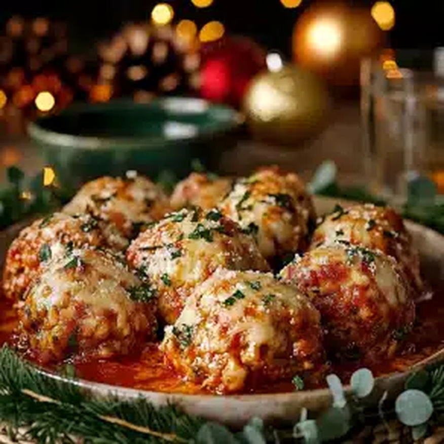 Chicken Parm Meatballs Recipe