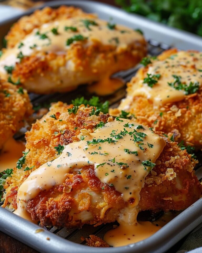 Crispy Cheddar Chicken Recipe