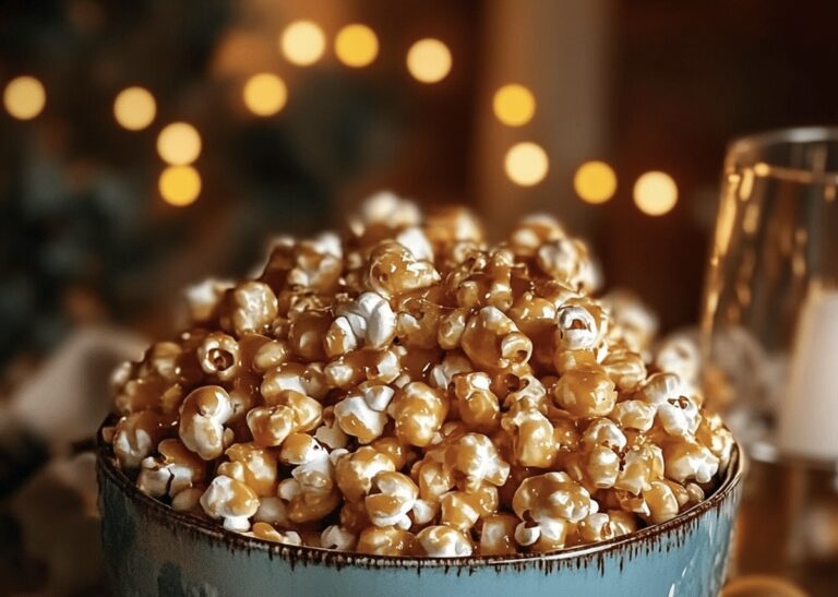 Gooey Marshmallow Caramel Popcorn Recipe