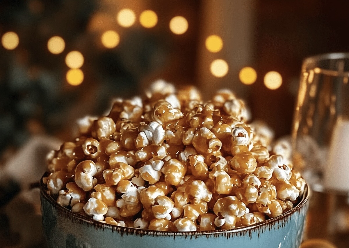 Gooey Marshmallow Caramel Popcorn Recipe