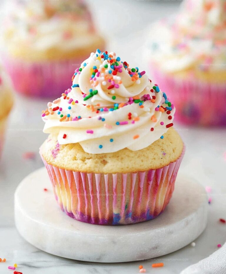Confetti Sprinkle Cupcakes Recipe
