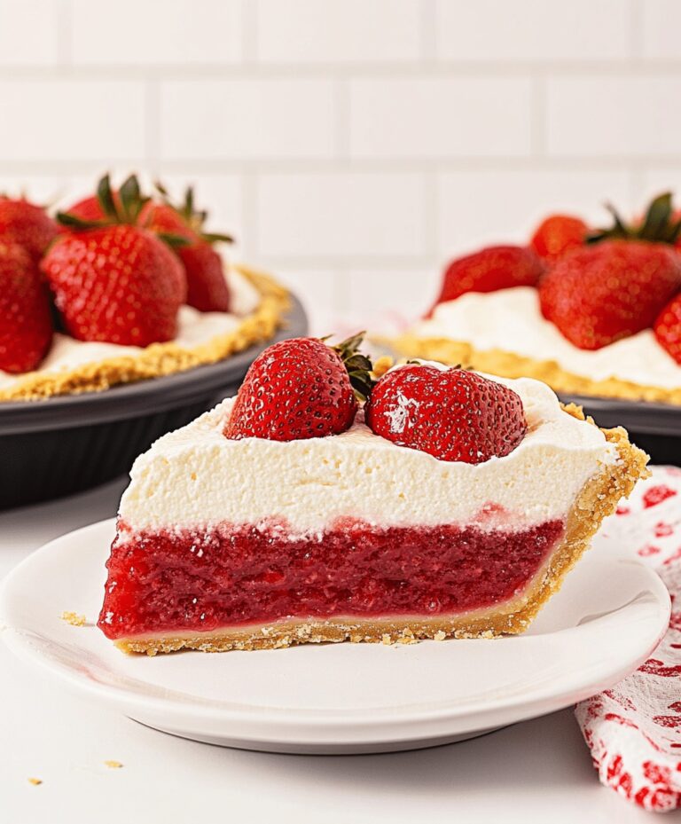Strawberry Icebox Pie Recipe