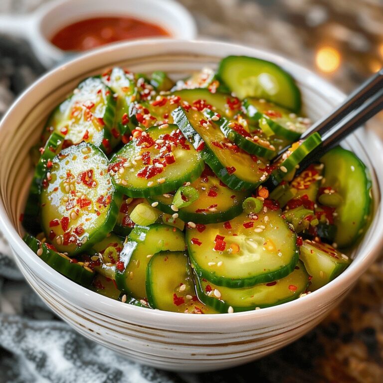 Easy Korean Cucumber Salad Recipe