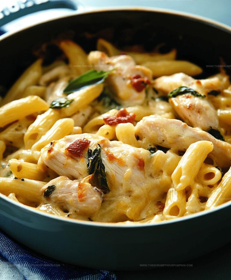 Tuscan Chicken Pasta Bake Recipe