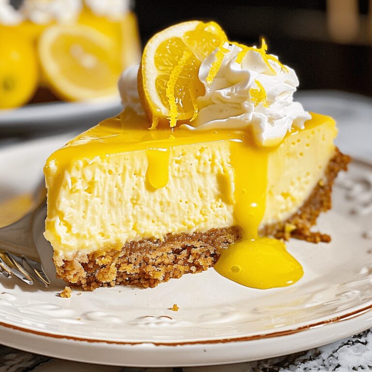 Lemon Cheesecake Recipe