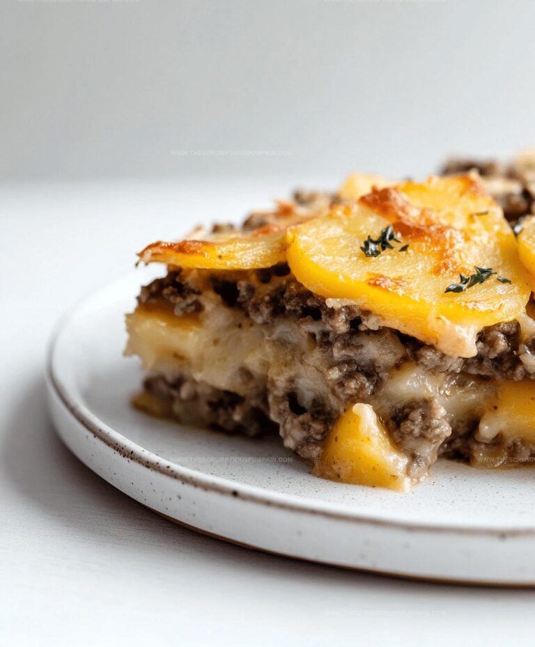 Easy Hamburger Potato Casserole Recipe