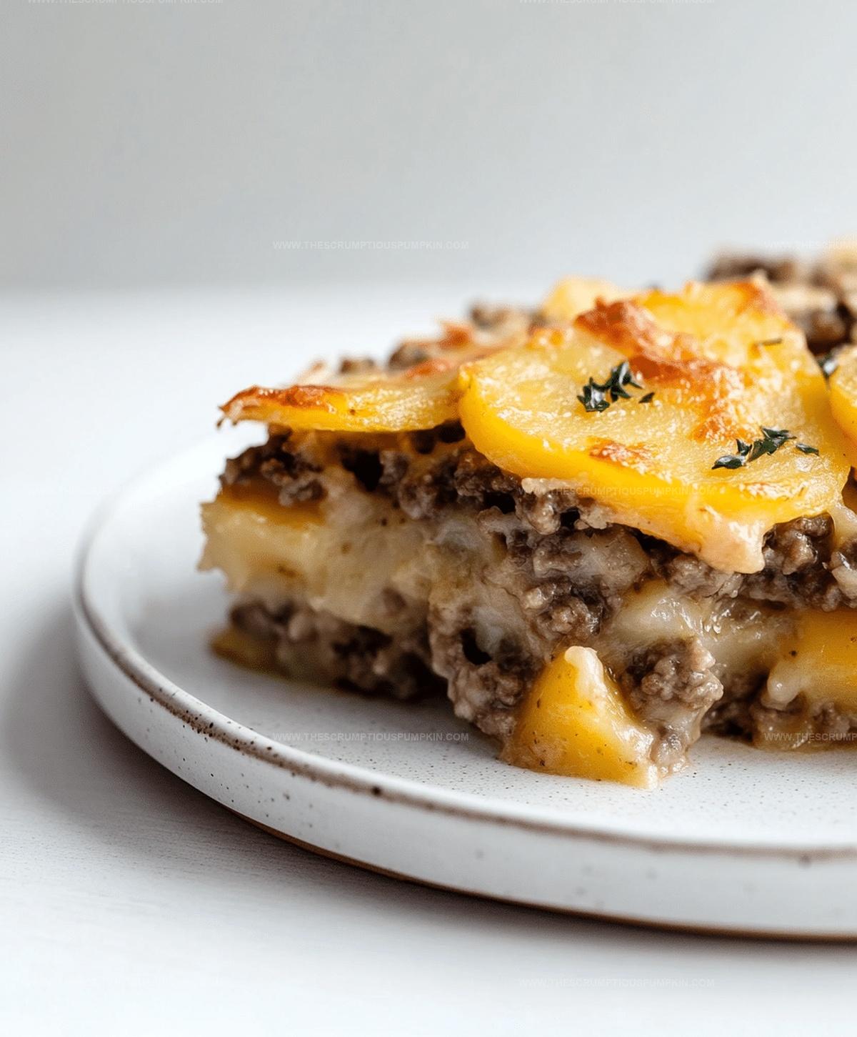 Easy Hamburger Potato Casserole Recipe