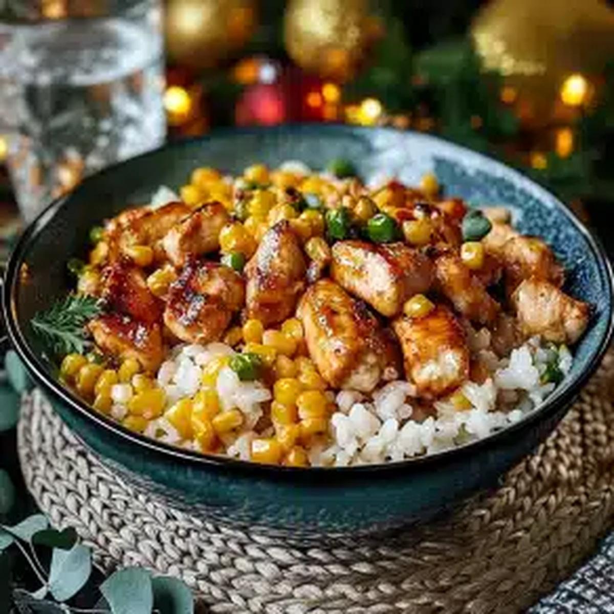 Lively Street Corn Chicken Rice Bowl Recipe