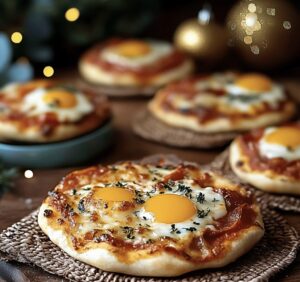 Brunch-Style English Muffin Breakfast Pizza Recipe