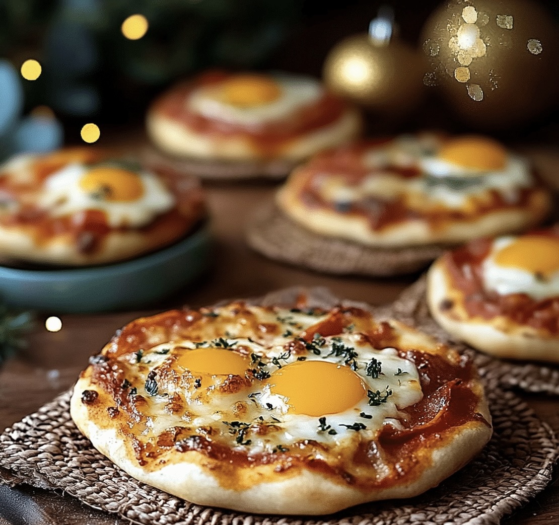 Brunch-Style English Muffin Breakfast Pizza Recipe
