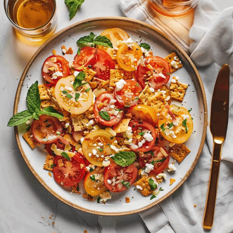 Tomato Cracker Salad Recipe