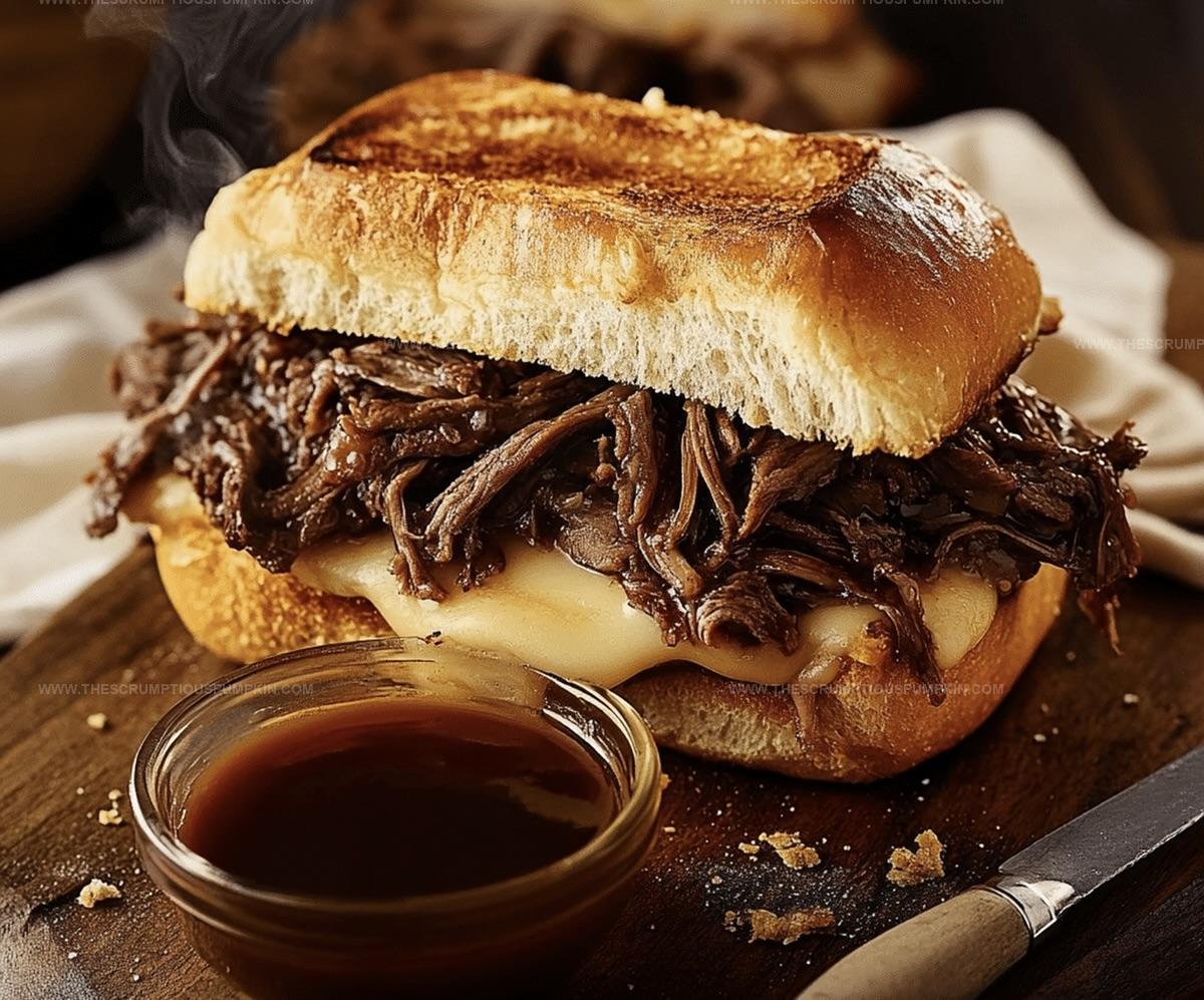 Crockpot French Dip Sandwich Recipe