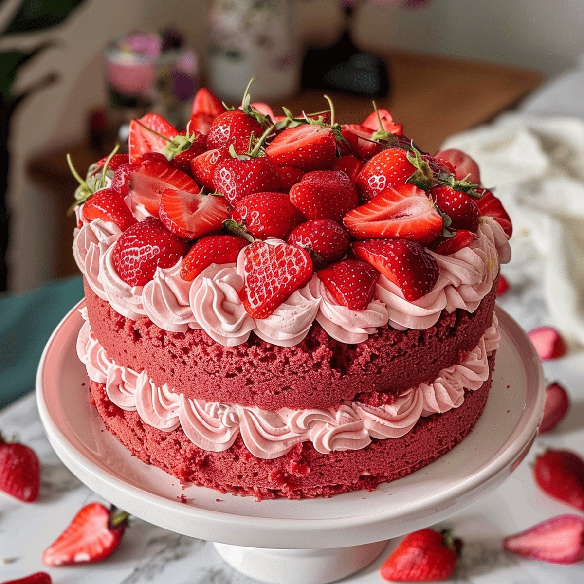 Strawberry Cake Recipe