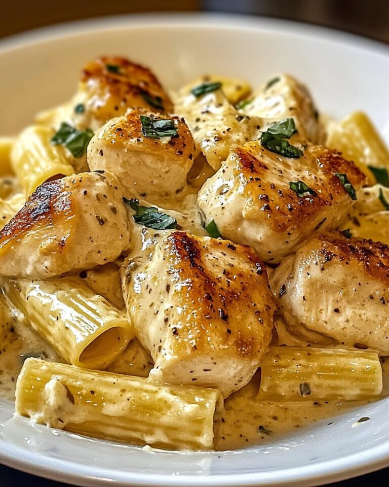 Decadent Garlic Butter Chicken with Parmesan Rigatoni Recipe