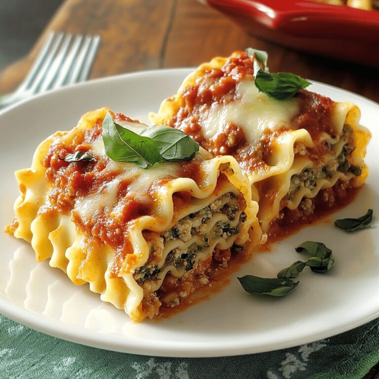 Lasagna Roll Ups Recipe
