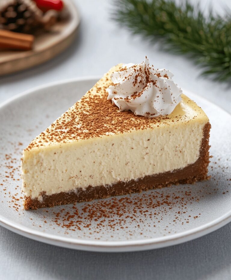 Eggnog Cheesecake Recipe